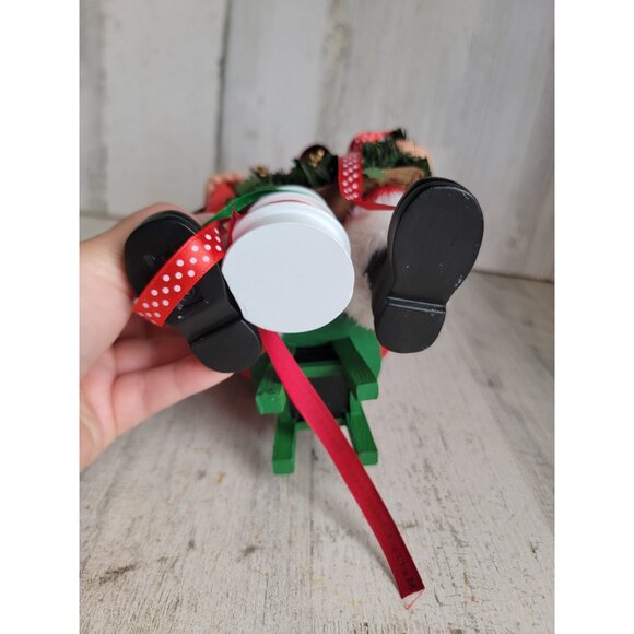 Clothtique possible dreams make it merry Santa Claus Xmas figure - Picture 8 of 8